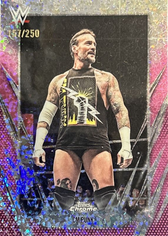 2026 Topps Chrome WWE #49 Pink Mini Diamond Refractor /250