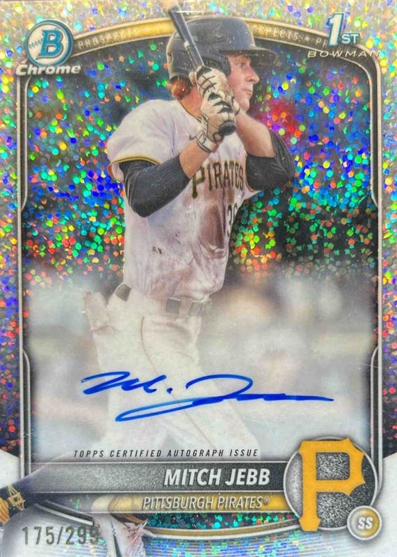2025 Bowman #CPA-MJ Chrome Prospect Auto - Speckle Refractor /299 (1st)