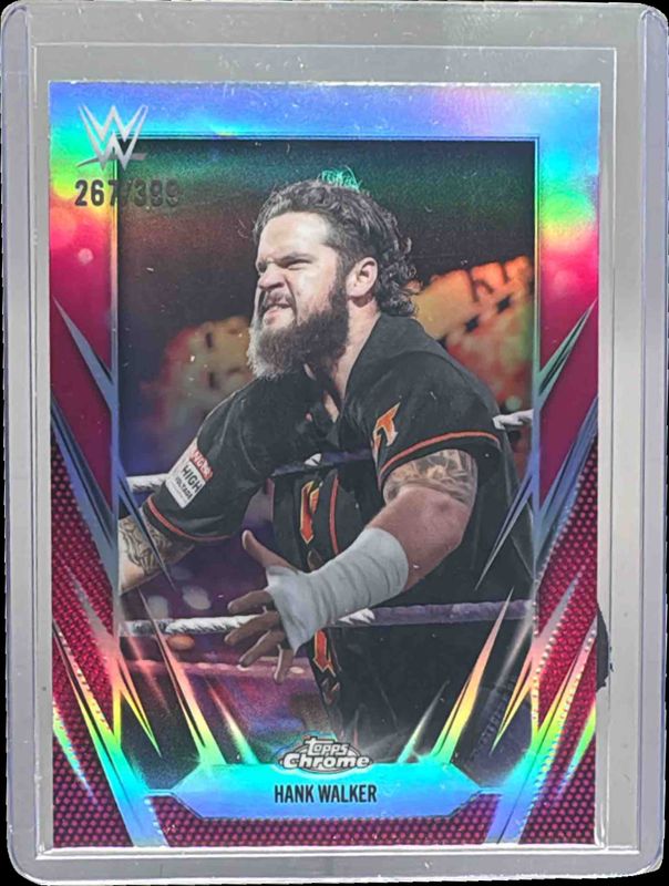 2026 Topps Chrome WWE #195 Magenta Refractor /399