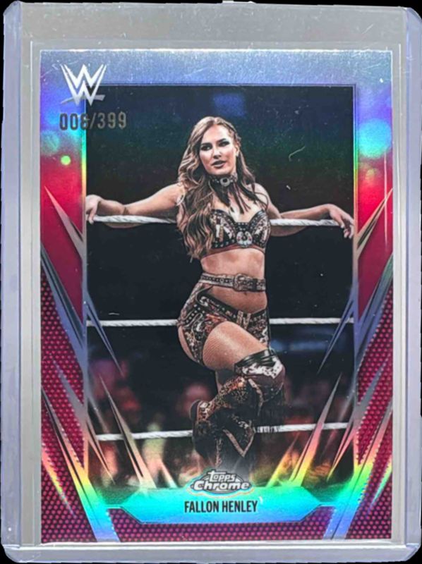 2026 Topps Chrome WWE #165 Magenta Refractor /399