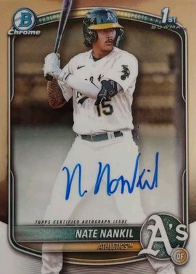 2025 Bowman #CPA-NN Chrome Prospect Auto (1st)