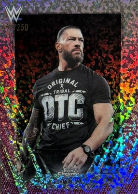 2026 Topps Chrome WWE #18 Pink Mini Diamond Refractor /250