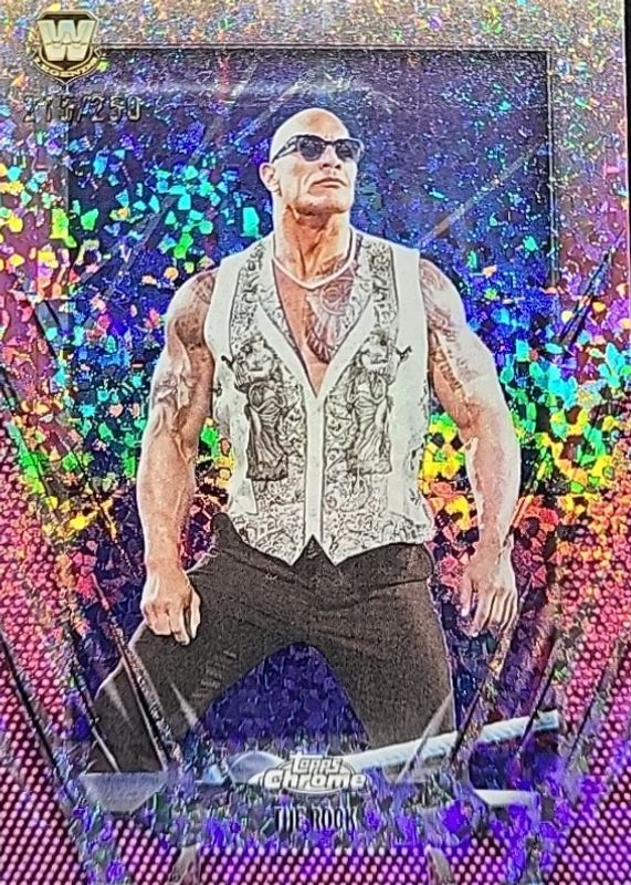 2026 Topps Chrome WWE #1 Pink Mini Diamond Refractor /250