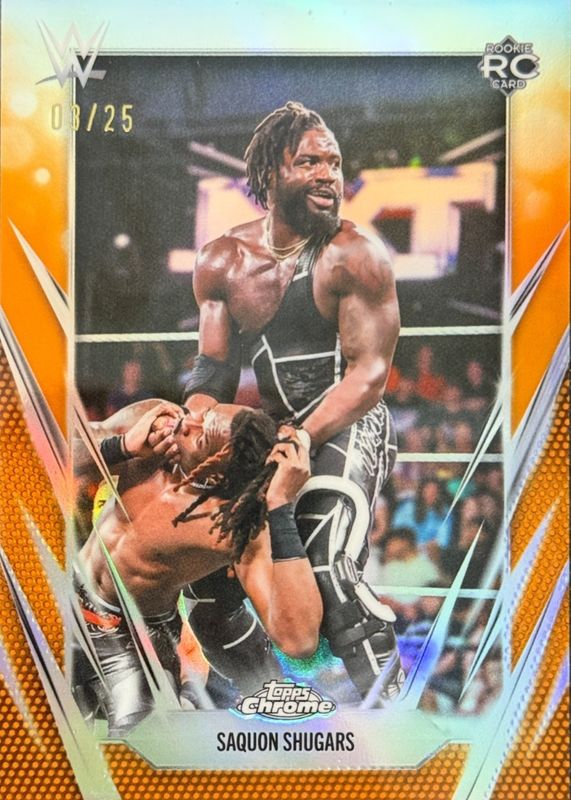 2026 Topps Chrome WWE #154 Orange Refractor /25