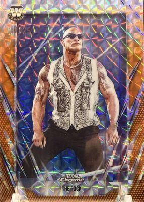 2026 Topps Chrome WWE #1 Orange Geometric Refractor /25