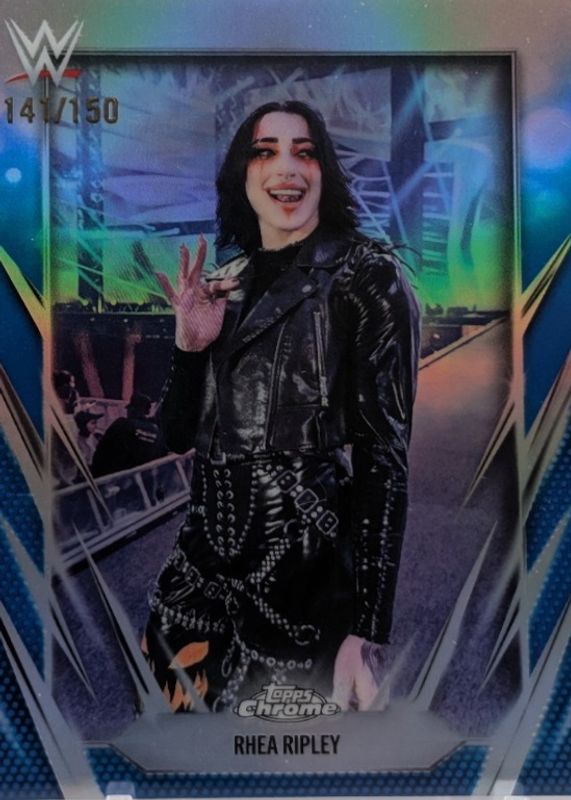 2026 Topps Chrome WWE #20 Blue Refractor /150