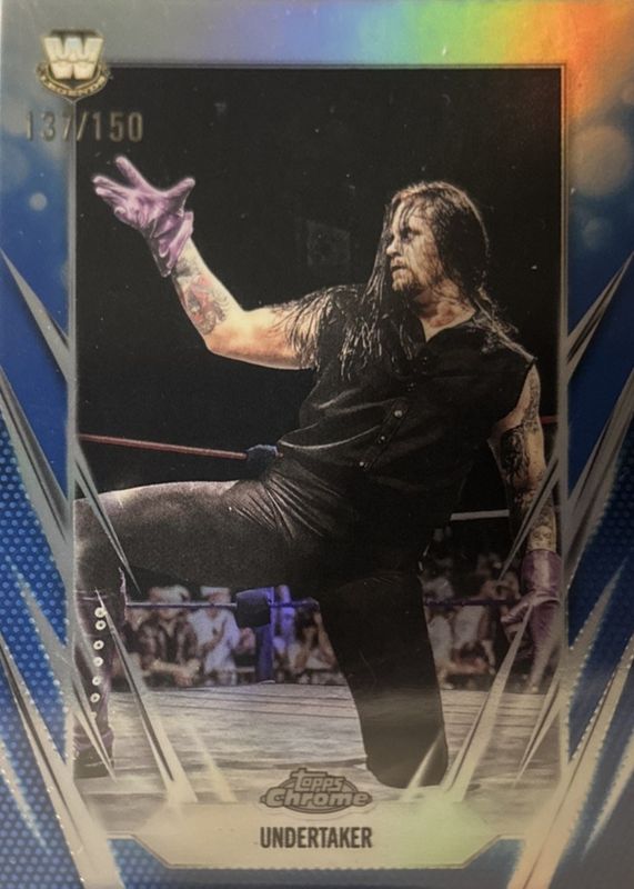 2026 Topps Chrome WWE #3 Blue Refractor /150