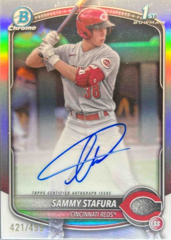 2025 Bowman #CPA-SS Chrome Prospect Auto - Refractor /499 (1st)