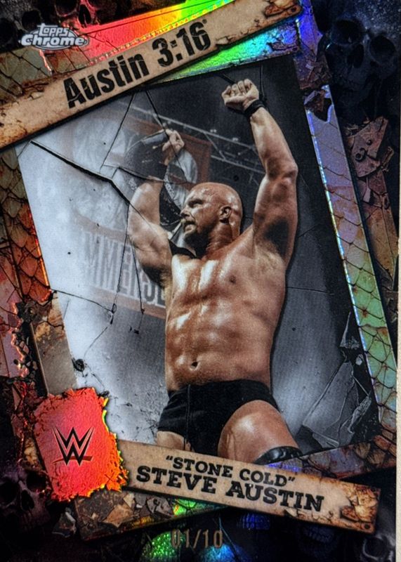2026 Topps Chrome WWE #7 Black Refractor /10