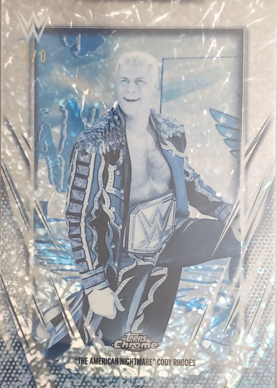 Cody Rhodes 2026 Topps Chrome WWE #21 Frozenfractor /-5 Price Guide ...