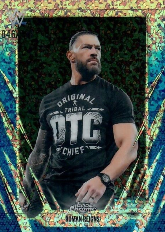 2026 Topps Chrome WWE #18 Blue Mini Diamond Refractor /150