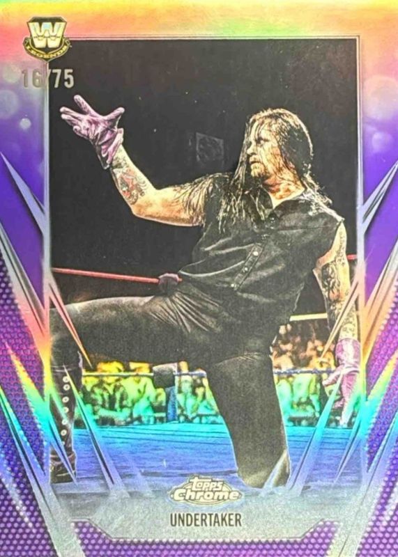 2026 Topps Chrome WWE #3 Purple Refractor /75