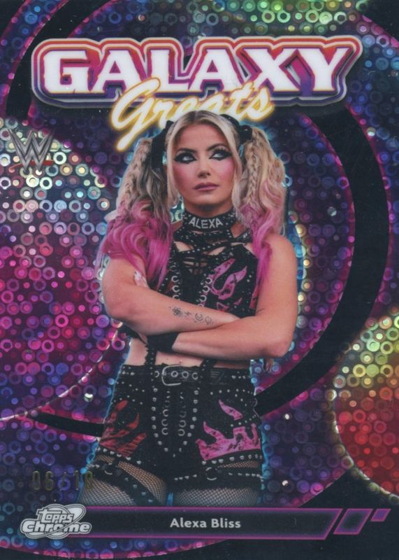 2026 Topps Chrome WWE #64 Black Refractor /10