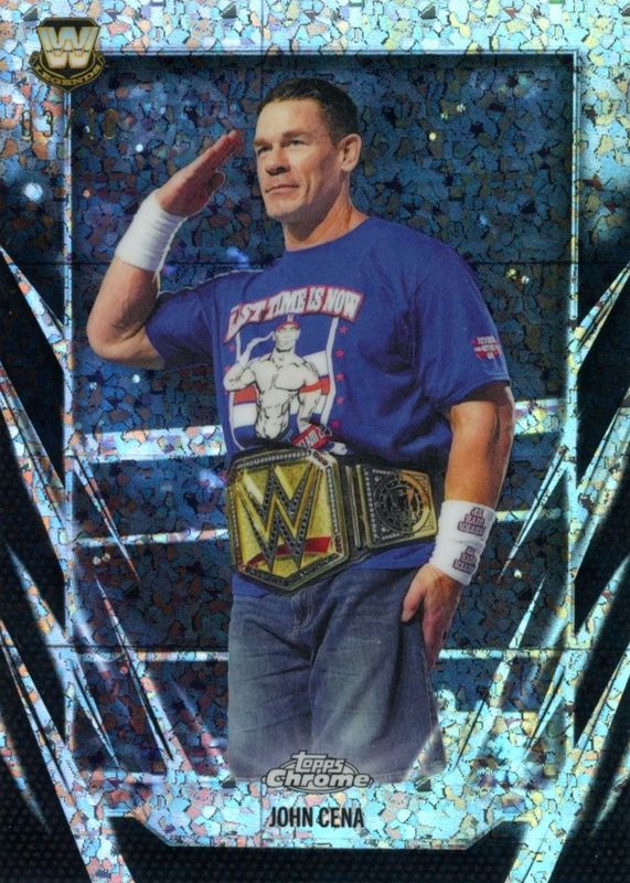 2026 Topps Chrome WWE #2 Black Mini Diamond Refractor /10