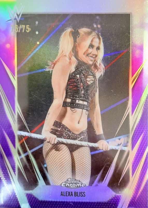 2026 Topps Chrome WWE #64 Purple Refractor /75