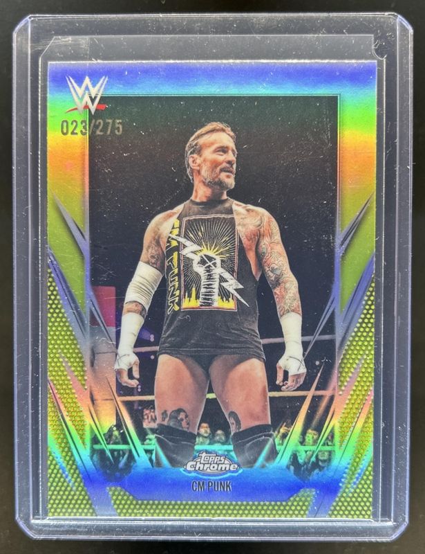 2026 Topps Chrome WWE #49 Yellow Refractor /275