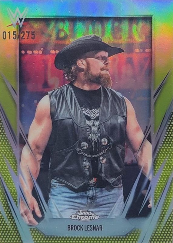 2026 Topps Chrome WWE #168 Yellow Refractor /275