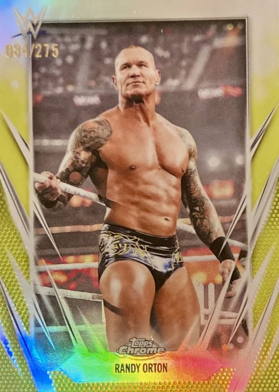 2026 Topps Chrome WWE #72 Yellow Refractor /275
