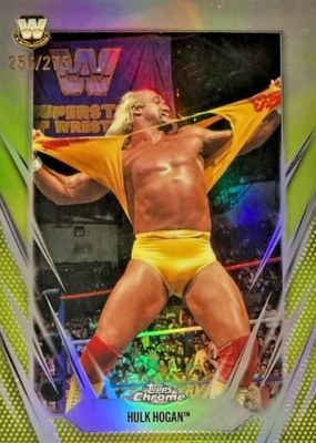 2026 Topps Chrome WWE #25 Yellow Refractor /275