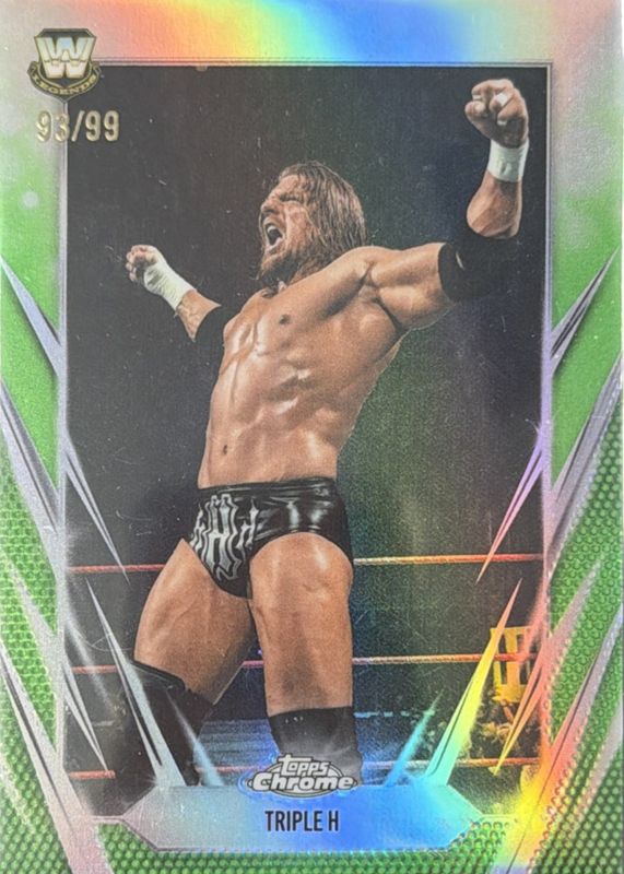 2026 Topps Chrome WWE #4 Green Refractor /99