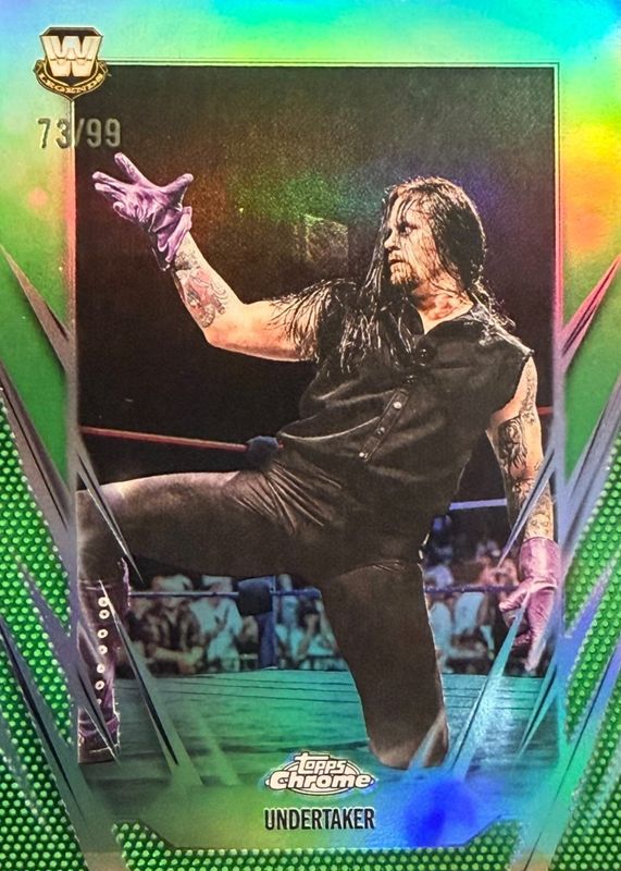 2026 Topps Chrome WWE #3 Green Refractor /99