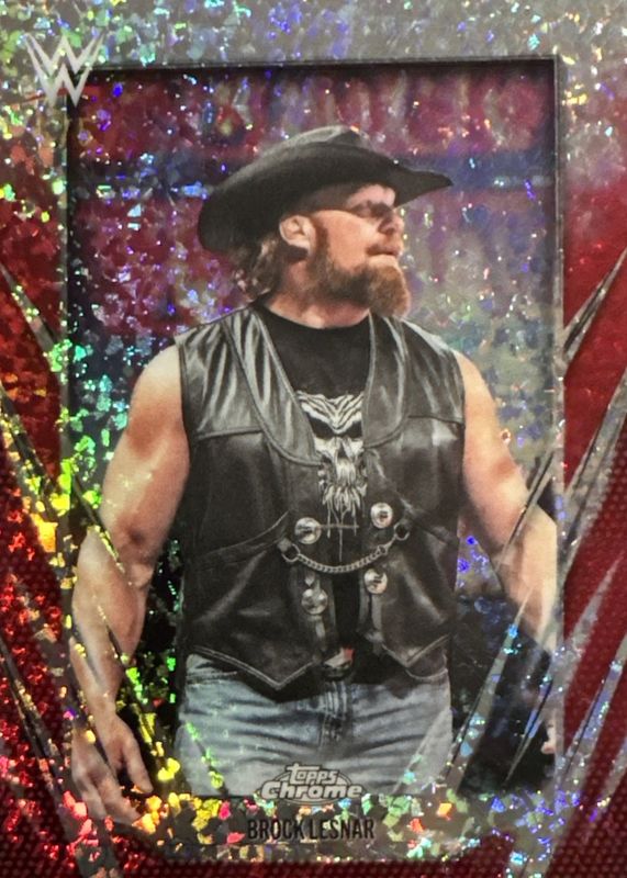 2026 Topps Chrome WWE #168 Red Mini Diamond Refractor /5