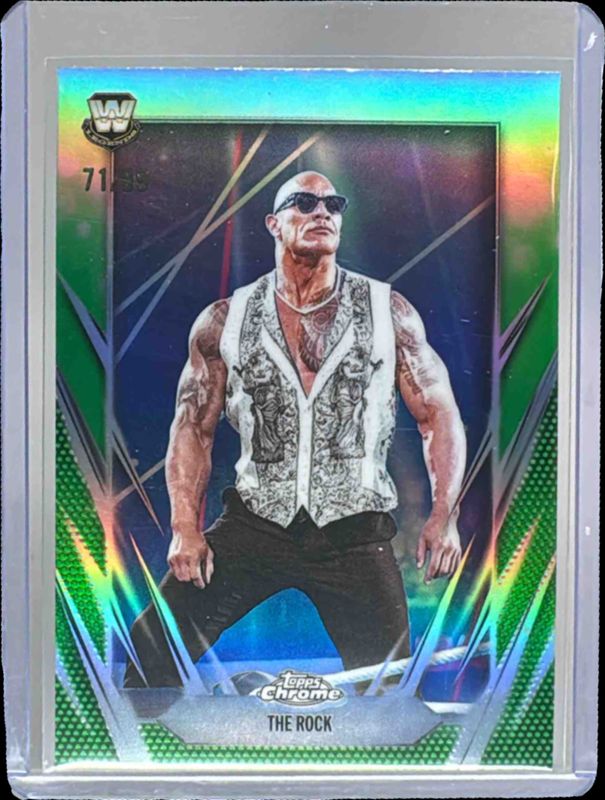 2026 Topps Chrome WWE #1 Green Refractor /99
