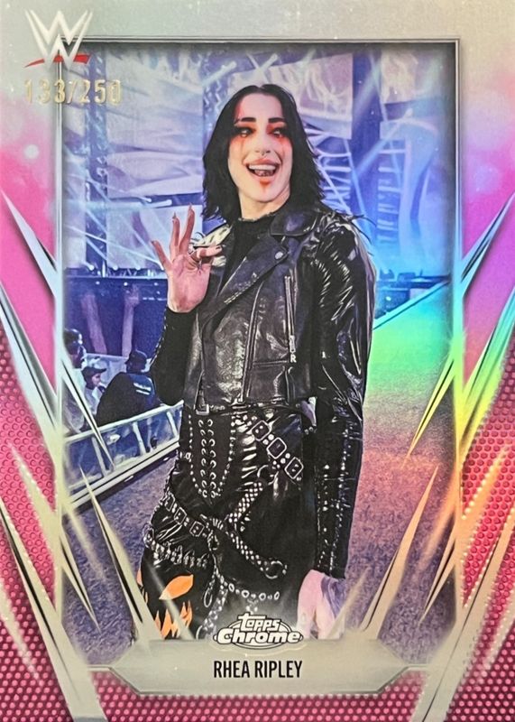 2026 Topps Chrome WWE #20 Pink Refractor /250