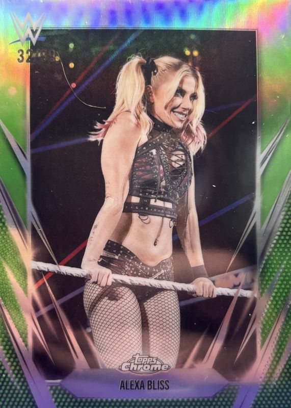 2026 Topps Chrome WWE #64 Green Refractor /99