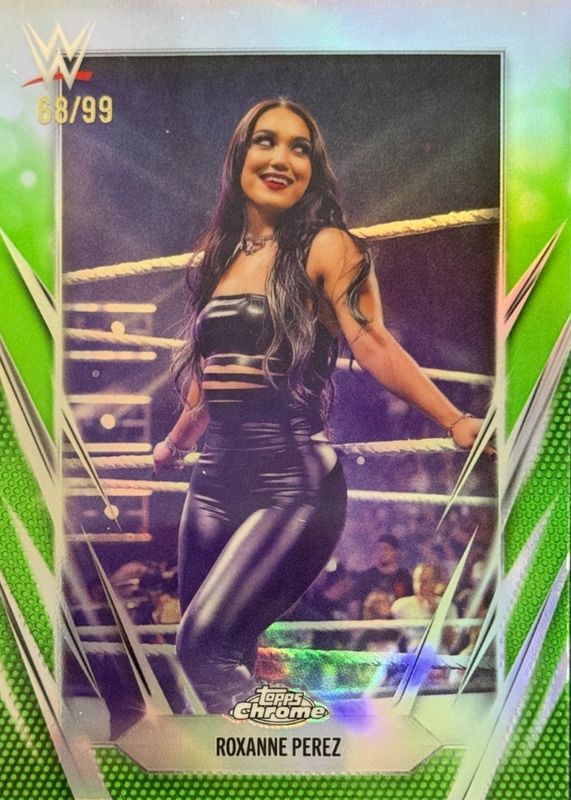 2026 Topps Chrome WWE #65 Green Refractor /99