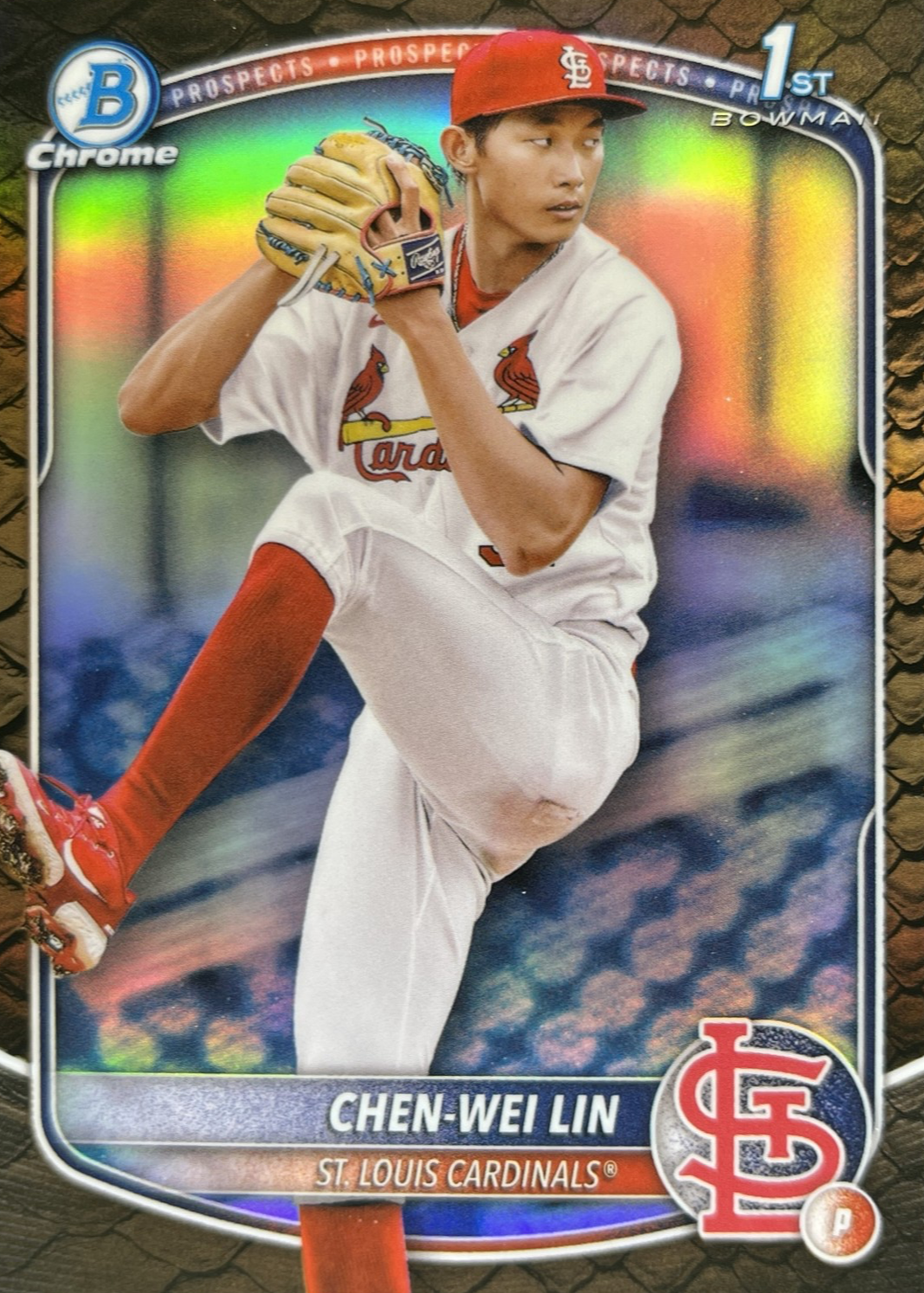 Chen-Wei Lin 2025 Bowman #BCP-141 Chrome Prospects - Reptilian ...