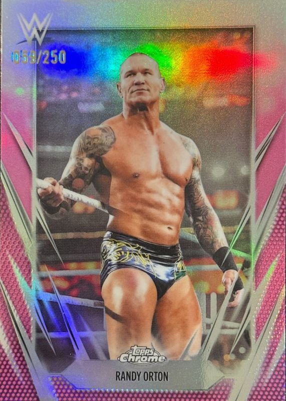 2026 Topps Chrome WWE #72 Pink Refractor /250