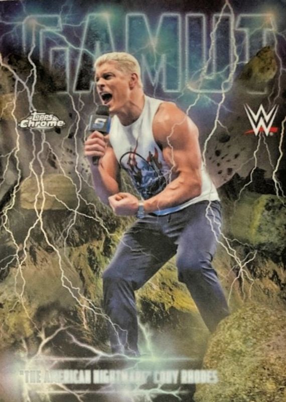 2026 Topps Chrome WWE #GAM-6 Gamut /(SSP)