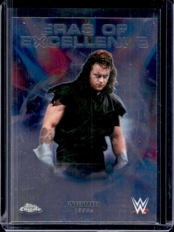 Undertaker 2026 Topps Chrome WWE #ERA-13 Eras of Excellence Price Guide ...
