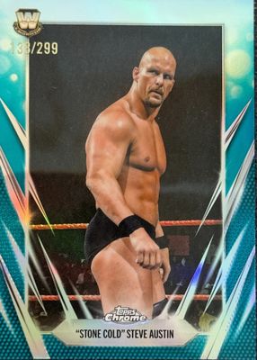 2026 Topps Chrome WWE #7 Teal Refractor /299