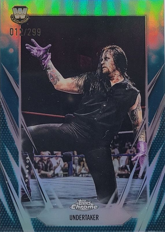 2026 Topps Chrome WWE #3 Teal Refractor /299