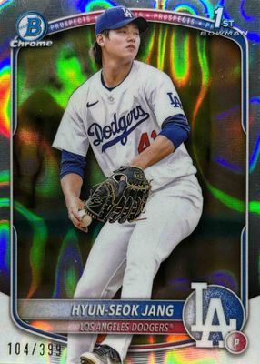 2025 Bowman #BCP-51 Chrome Prospects - Lava Refractor /399 (1st)