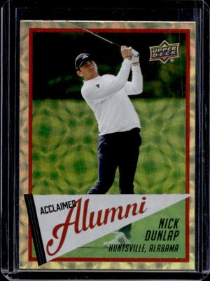 2026 Upper Deck #AL-20 Acclaimed Alumni