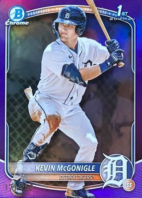 2025 Bowman #BCP-79 Chrome Prospects - Purple Refractor /250 (1st)