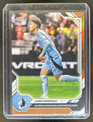 2026 Topps Now MLS #15 Orange Foil