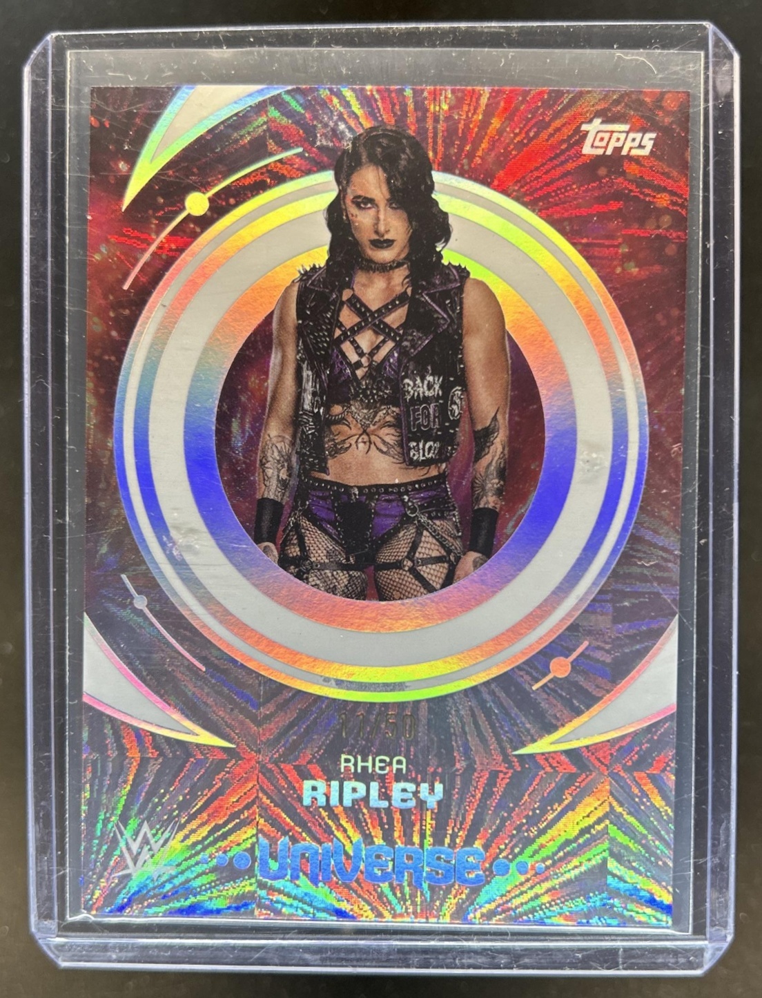 Rhea Ripley 2025 Topps Universe WWE #57 Blast /50 Price Guide - Sports ...