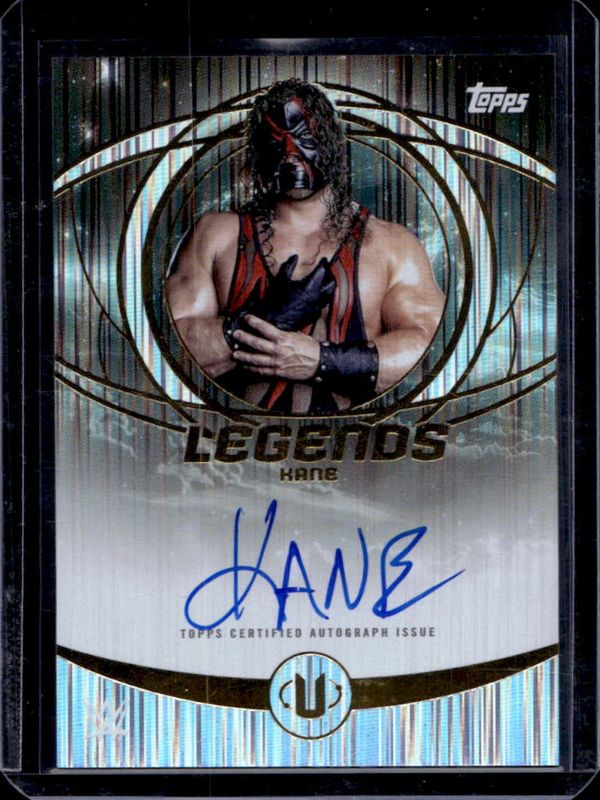 Kane 2025 Topps Universe WWE #LGA-KAN Legends Autographs Price Guide ...