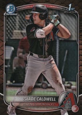 2025 Bowman #BCP-21 Chrome Prospects - Reptilian Refractor (1st)