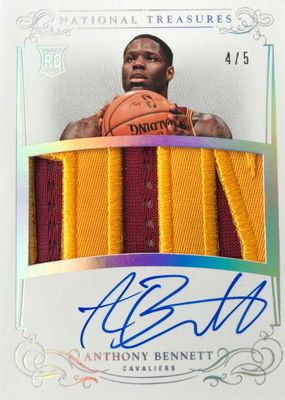 2013 National Treasures #106 Rookie Patch Auto - Platinum /5