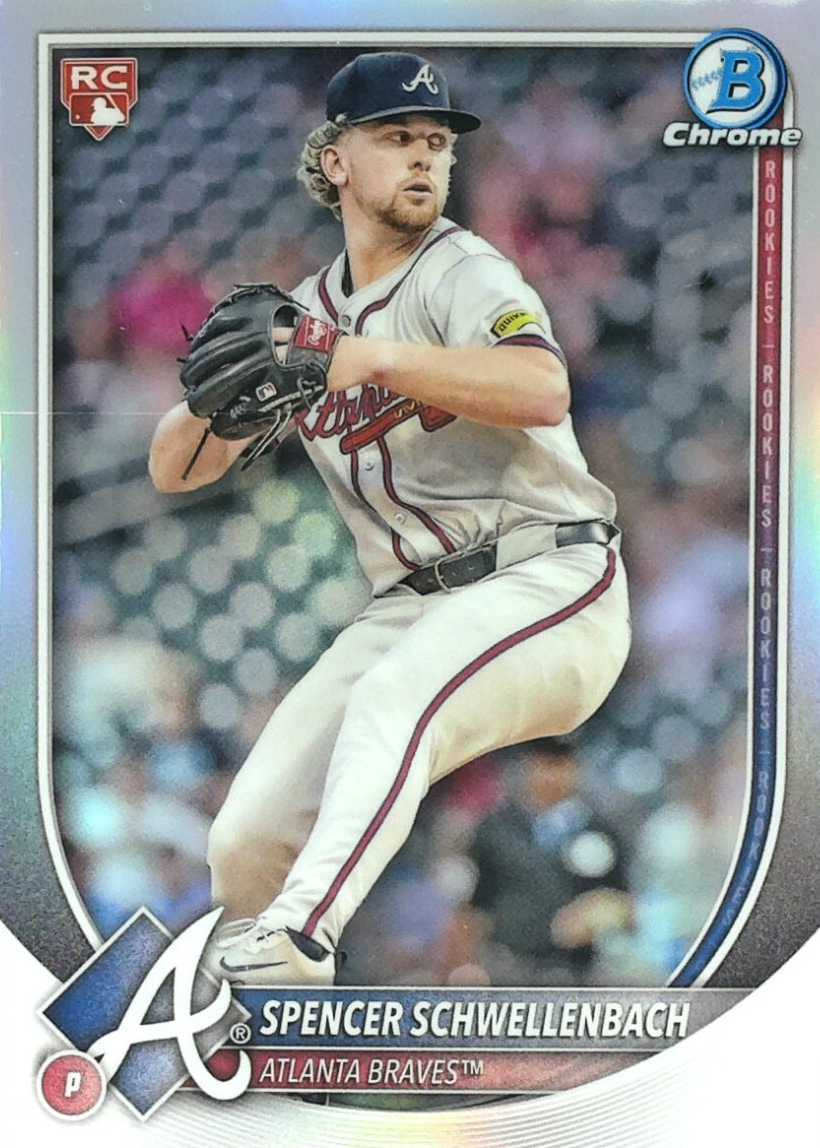 Spencer Schwellenbach 2025 Bowman #78 Red Rookie Logo Chrome Price