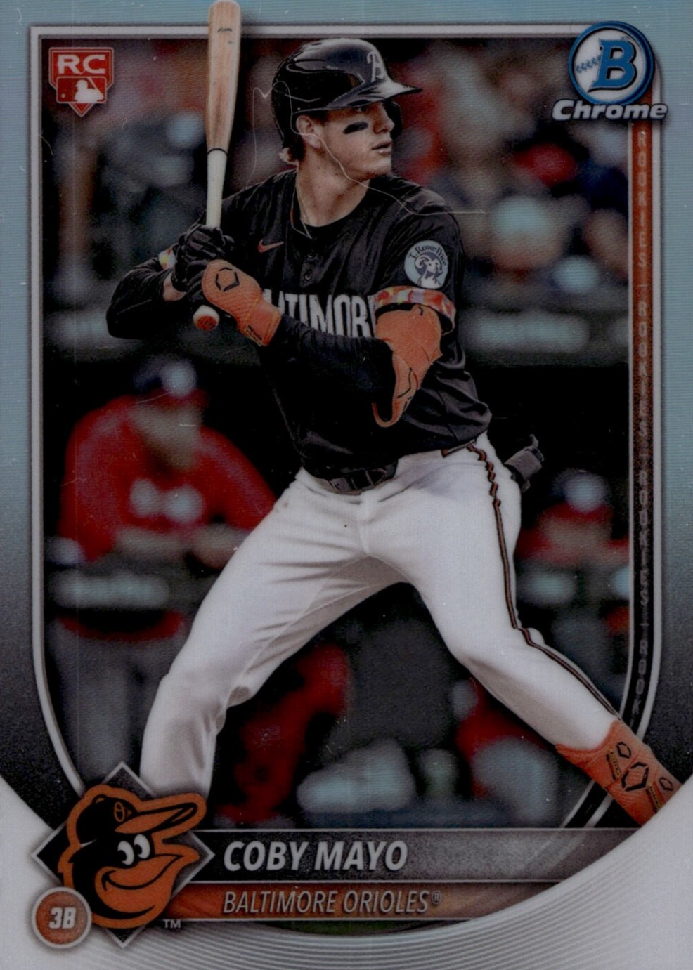Coby Mayo 2025 Bowman #37 Red Rookie Logo Chrome Price Guide - Sports ...