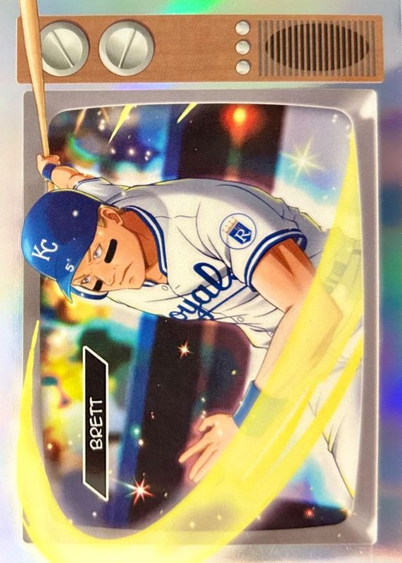 George Brett 2025 Bowman #BA-13 Anime /(SSP) RAW