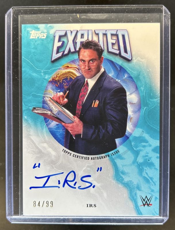 2025 Topps Exalted #EXT-IRS Exalted Autographs - Aqua /99