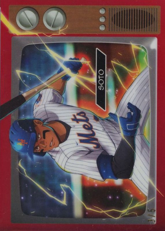 Juan Soto 2025 Bowman #BA-23 Anime - Red Refractor /5 RAW