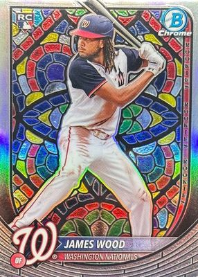 James Wood 2025 Topps Chrome Logofractor Edition #FAN-20 Fanatical